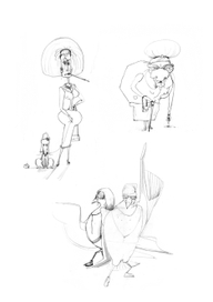 Наброски персонажей