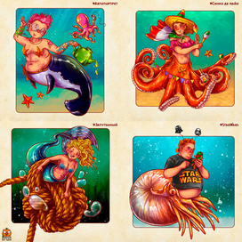 Русалки для #MerMay