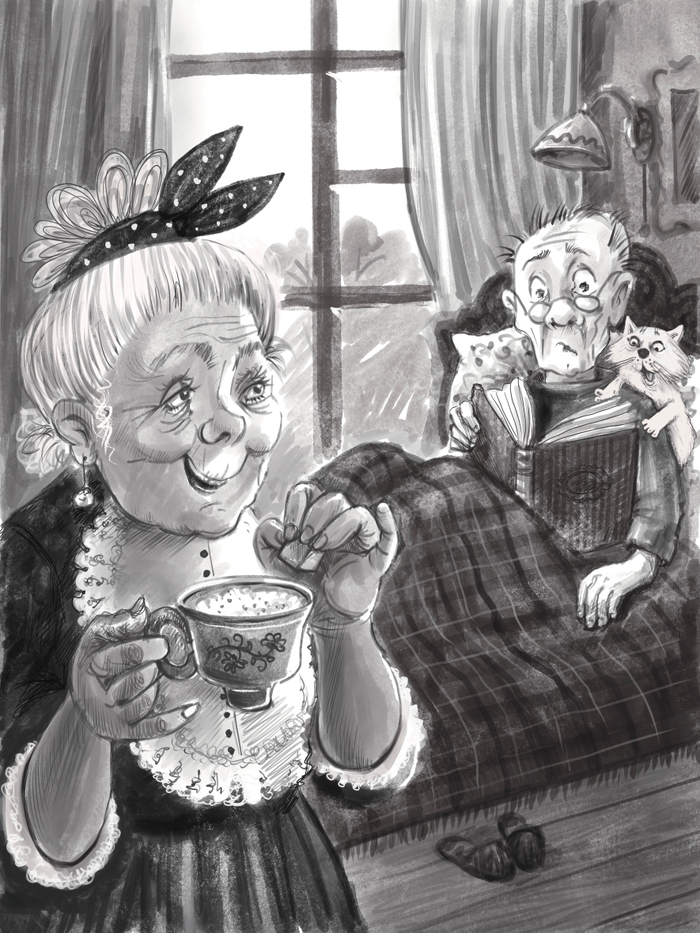 «Роуз в гостях у мистера Веранда» (автор рассказа Вероника Тарасова)