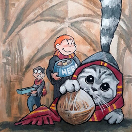 Иллюстрация для Inktober 2025 16. blunder (оплошность)