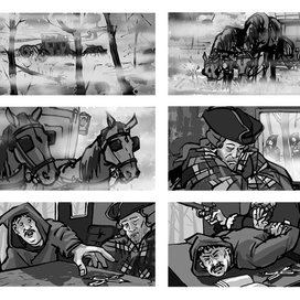 раскадровка "Вий"