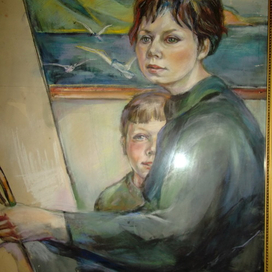  Автопортрет с сыном