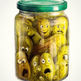 Кому огурчик?