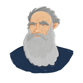 Портрет Льва Толстого