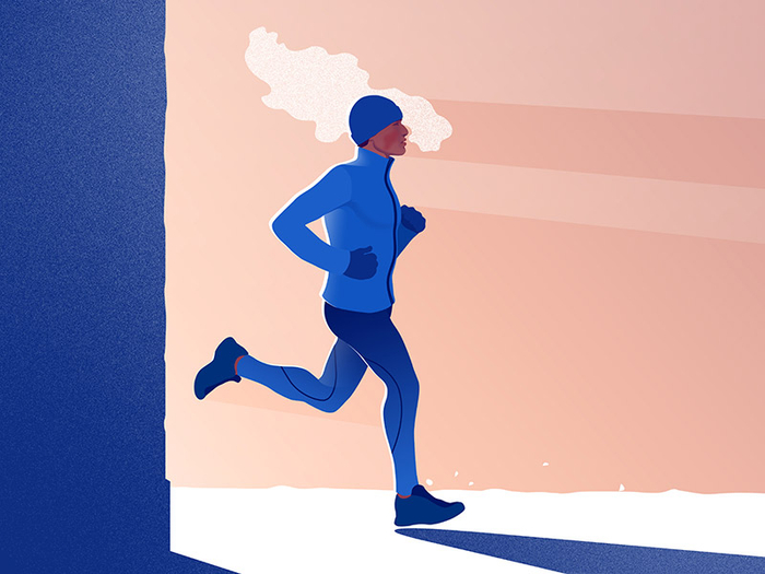 Зимняя пробежка