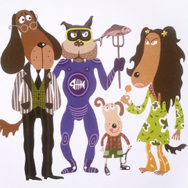 Собачья семья