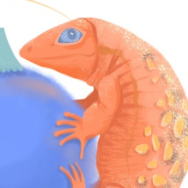 Тропическая рептилия