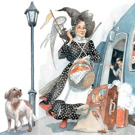 Бефана на перроне! "Новогодняя книга" Джанни Родари