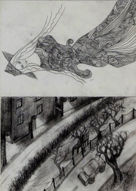 Графическая абстракция Карачевцевой Юли