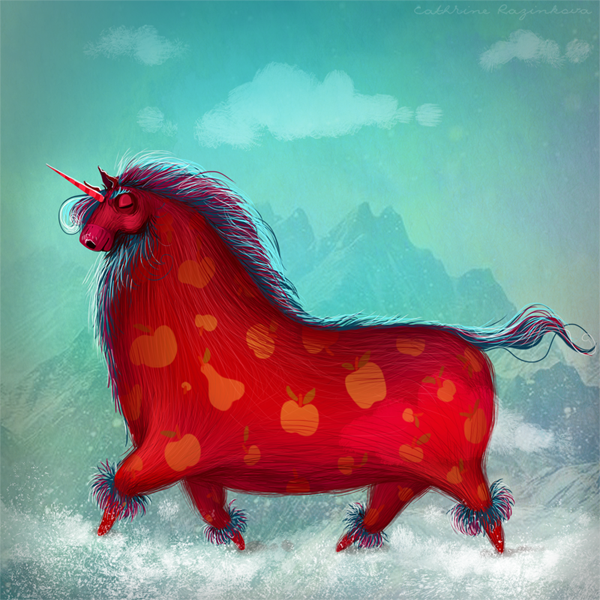 Яблочный единорог!