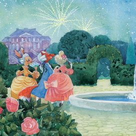 иллюстрация для музыкальной детской книги 