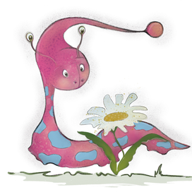 Монстрик - улиточка