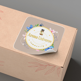 Логотип для сообщества эфирных масел  "Aroma Universe"