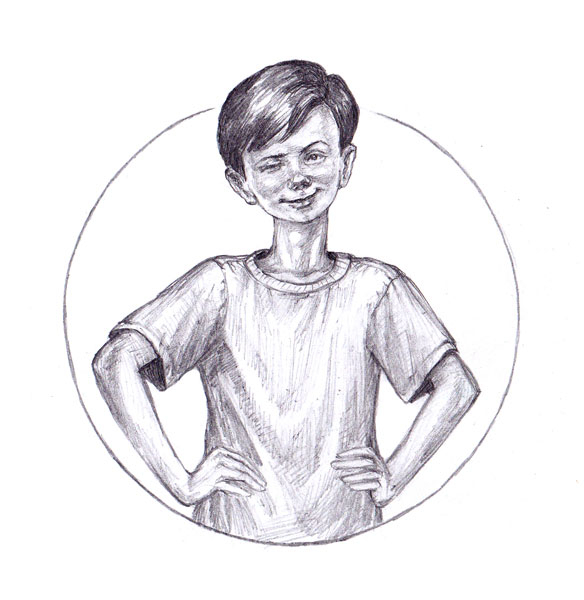 Персонаж  Миша. Иллюстрация для книги.