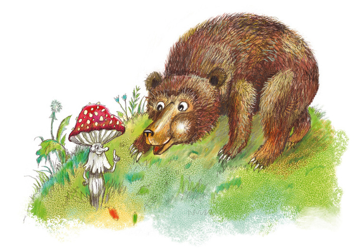 Иллюстрация к детской книге стихов