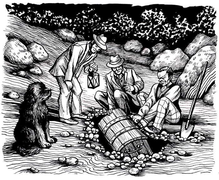 Эдгар Аллан По.Золотой жук. рис 5.