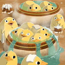 Иллюстрация фрагмента сюжета "Унесенные призраками"