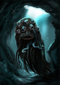 монстр морской, персонаж для игры