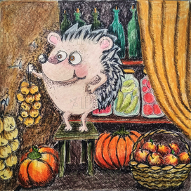 Осенние истории. Запасы на зиму.