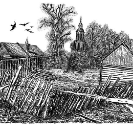 Зарисовка "Деревенкская глубинка" часть 2.