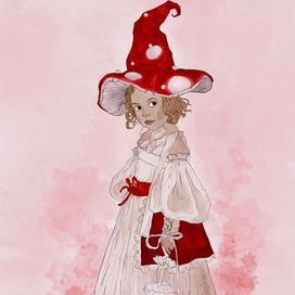 мухоморчик🍄mushroom girl