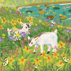 Мефодий, Зайка, Малыш и Надя