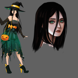 Разработка персонажа «Ведьма»