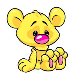 Желтый медвежонок
