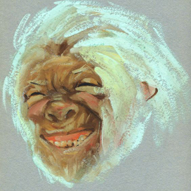  первая улыбка!