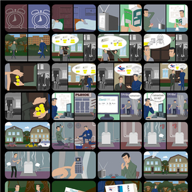 Раскадровка для анимационного промо-ролика