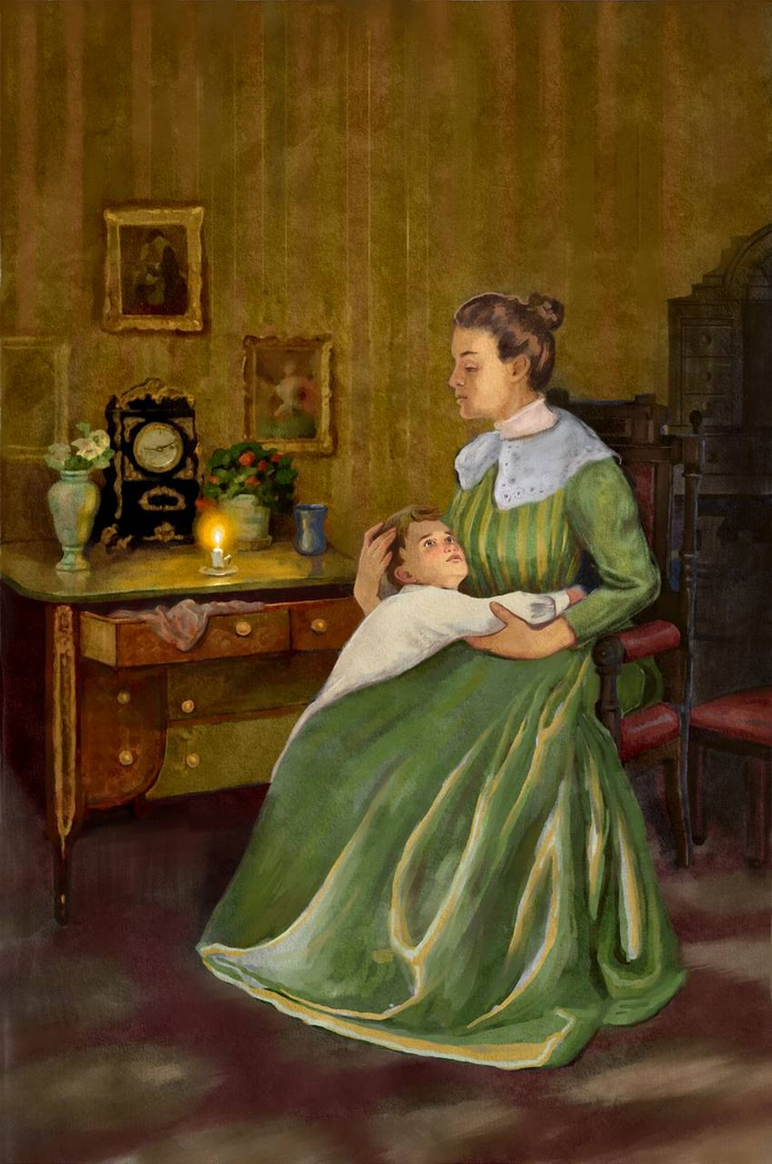 Илл. для издательства Эксмо книга Н. Г. Гарина-Михайловского "Детство Тёмы".