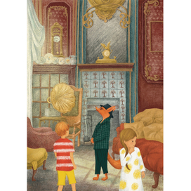 Иллюстрация для детской книги-квеста «Рыжий Фокс», издательство «Абраказябра»