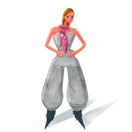 Фэшн иллюстрации 