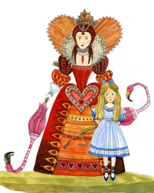 Алиса и королева червей