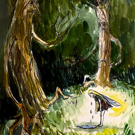 Искорка в лесу