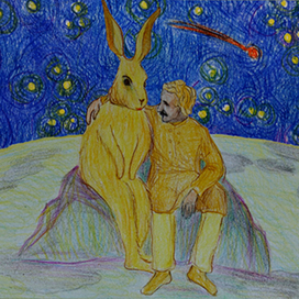 раскадровка к мультфильму про Лунного Зайца