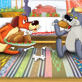 "Жил-был пес" для издательства "УМКА" №3