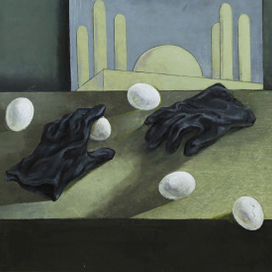 лист из серии "Музей ислама". картон., темпера. 2015г.