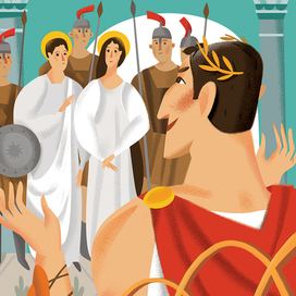 Дарья и Хрисанф у городского начальника Келерина