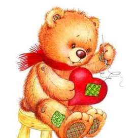 Мишка за работой