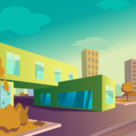 Векторный пейзаж