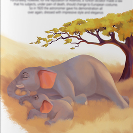 Иллюстрация к детской книге "Чудесное спасение"