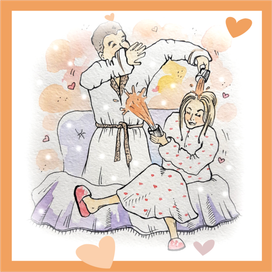 Из серии илл. к книжке влюблённых 