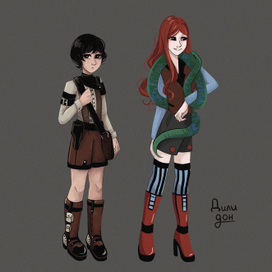 Персонажи для комикса.