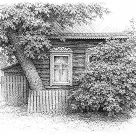 Дом. Зарисовка.