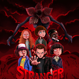 Фан арт Stranger things