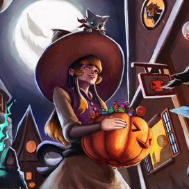 На хеллоуин