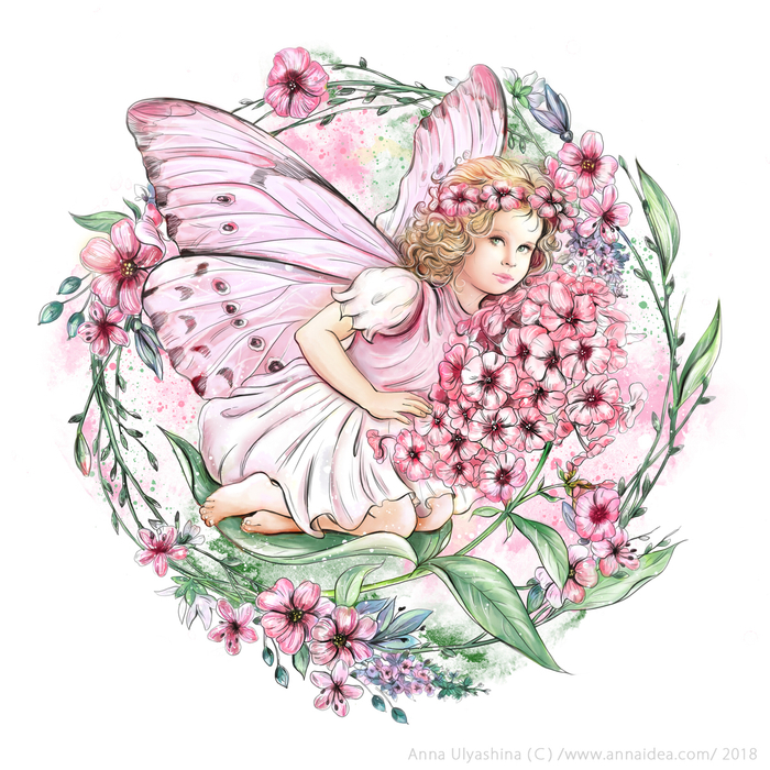 Цветочная фея. Флоксы