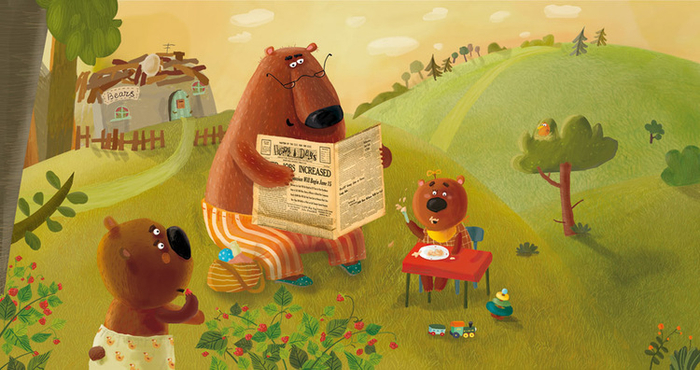 практически "Утро в сосновом бору" )