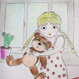 Уронили мишку на пол